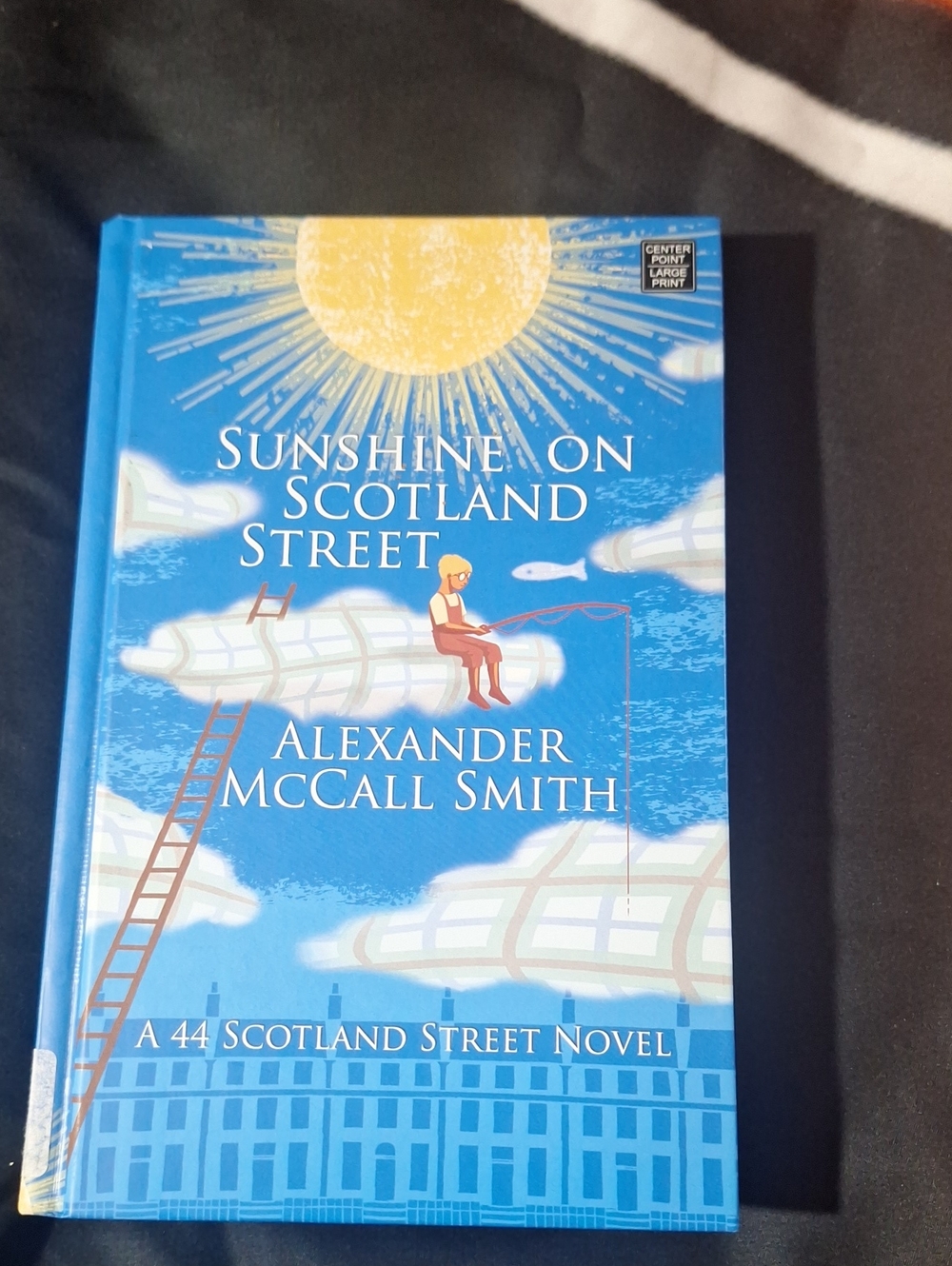 Sunshine on Scotland Street by Alexander McCall Smith - Blue Hardcover